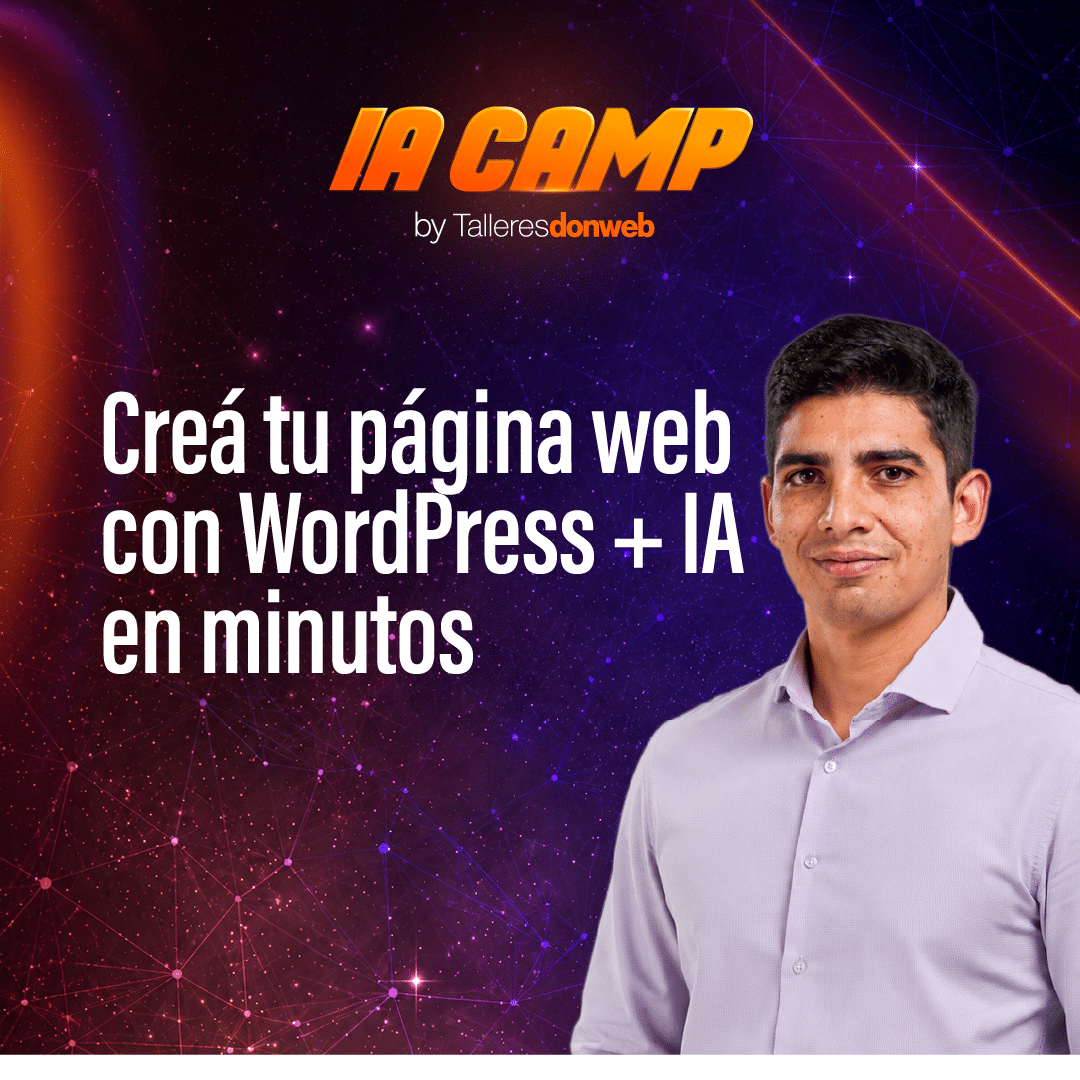 Creá tu página web con WordPress + IA en minutos 